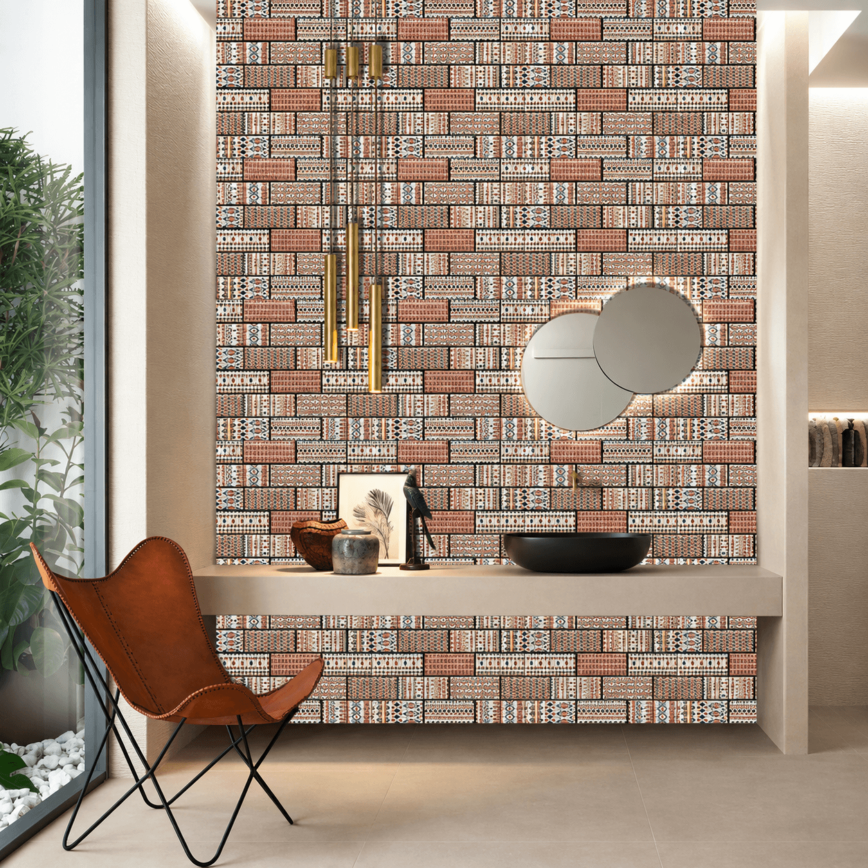 Mosaic-Design 19 — Glass mosaic surface