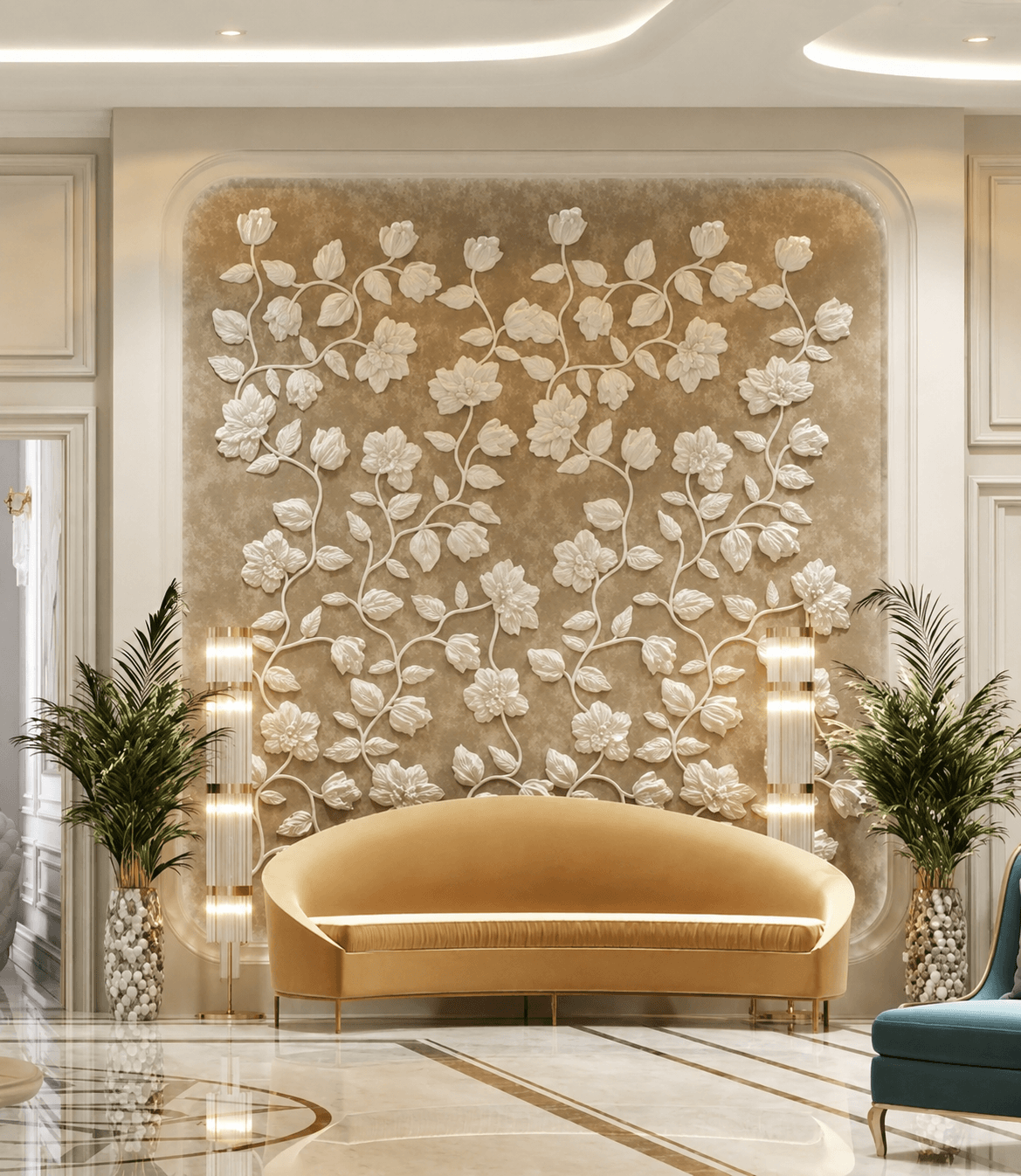 Carving-Design 1 — Limestone carving surface