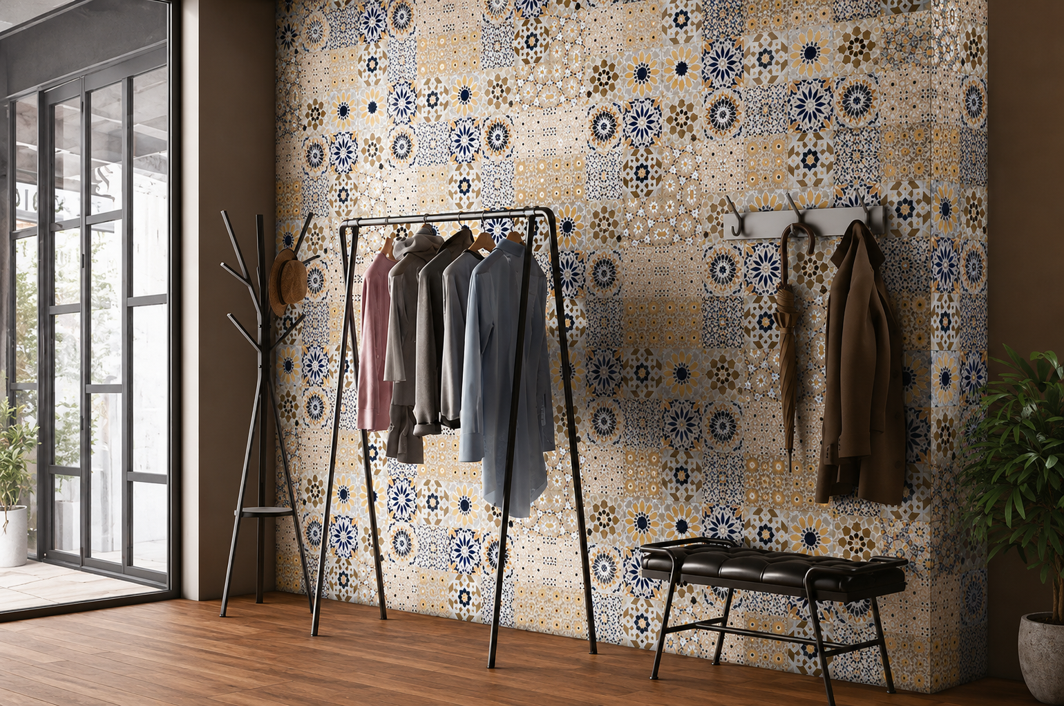 Tiles-Design 11 — Semi-Precious Stone tiles surface